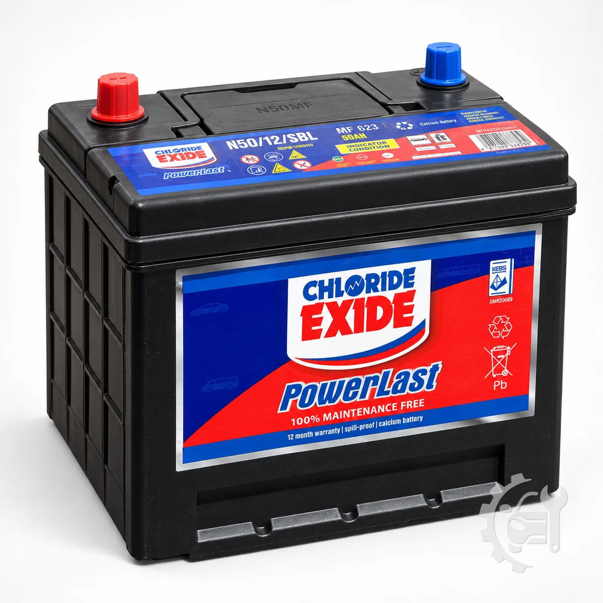 50AH PowerLast Battery for Toyota Harrier — image 1