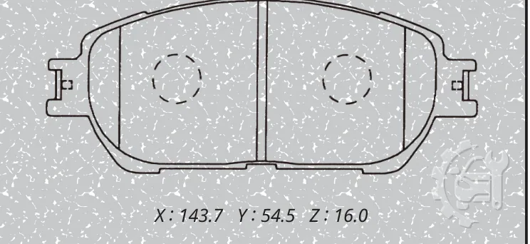 MK Kashiyama Front Brake Pads for Toyota Alphard (2003–2008)