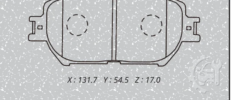 MK Kashiyama Front Brake Pads for Toyota Camry (2002–2006)
