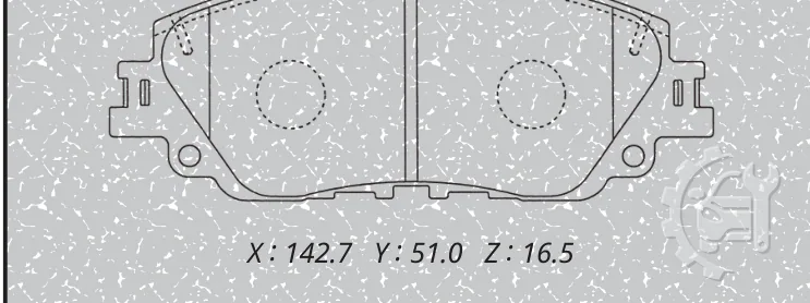 MK Kashiyama Front Brake Pads for Toyota RAV4 (From 2018)