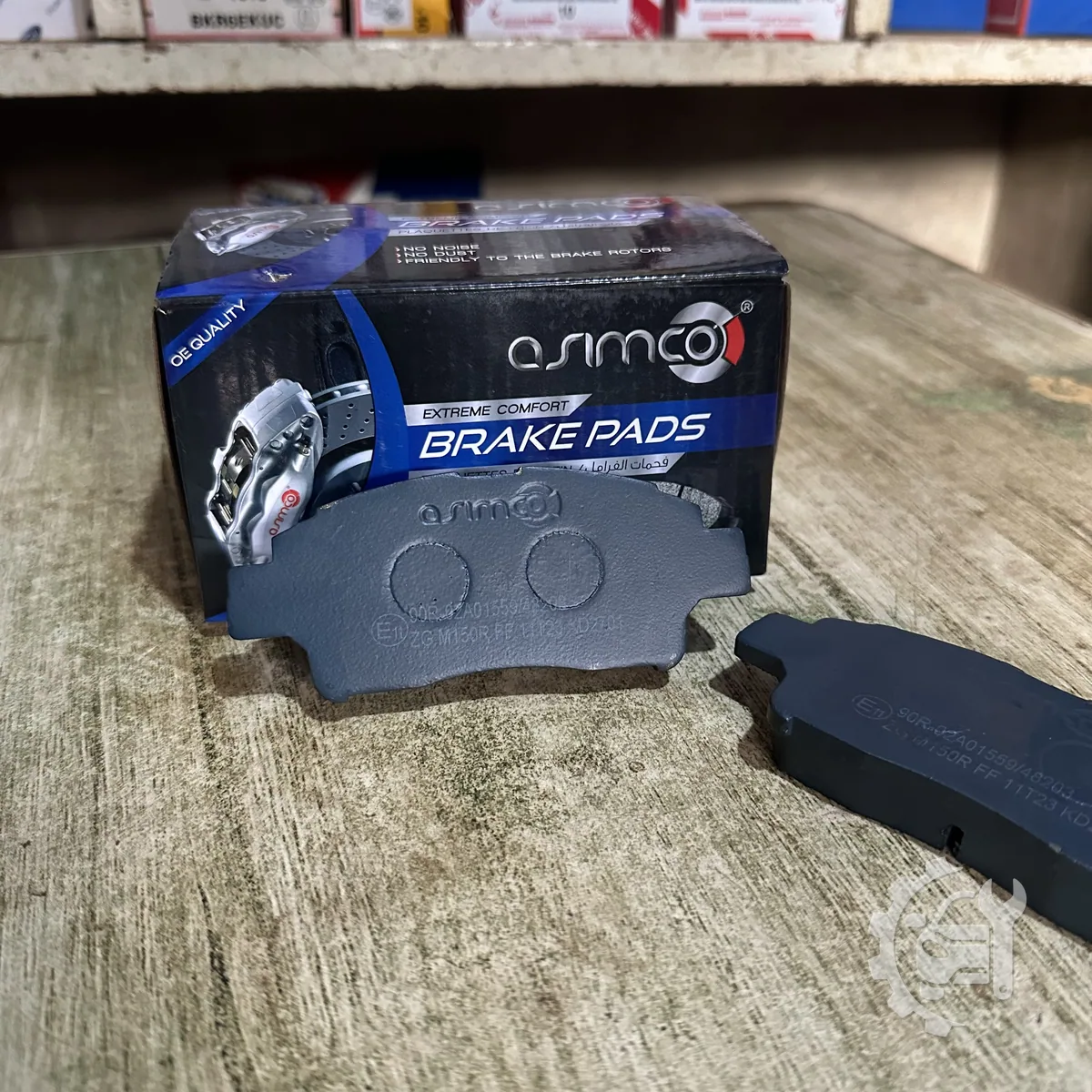 Front Asimco Brake Pads for Toyota Probox — image 1