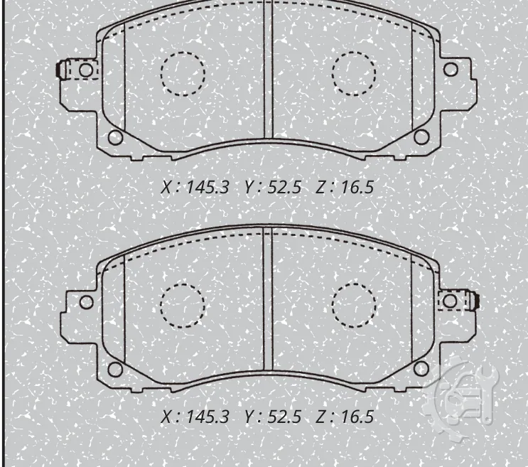 MK Kashiyama Front Brake Pads for Subaru Crosstrek
