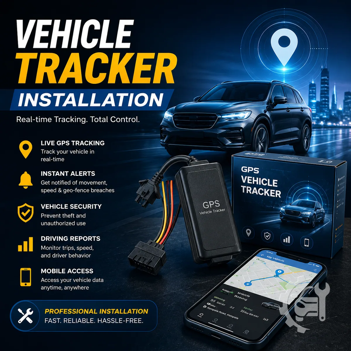 USh 300,000 Live GPS Tracking-One Installation, Lifetime Access — image 1